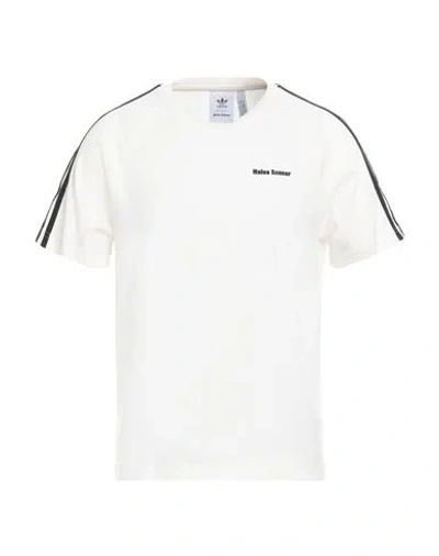 Adidas Originals By Wales Bonner Man T-shirt White Size Xl Organic Cotton