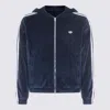 Adidas Originals By Wales Bonner Navy Cotton Wb Velour Tj Sweatshirt In Blue