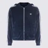 Adidas Originals By Wales Bonner Navy Cotton Wb Velour Tj Sweatshirt In Blue