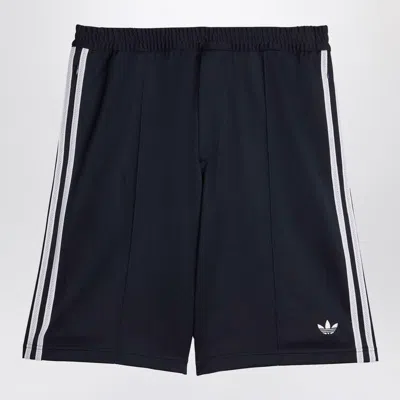 Adidas Originals By Wales Bonner Navy Oversized Stretch Twill Bermuda Shorts In Blue