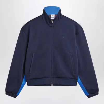 ADIDAS ORIGINALS BY WALES BONNER ADIDAS ORIGINALS BY WALES BONNER NAVY ZIP HOODIE
