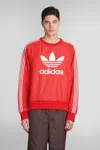 Adidas Originals By Wales Bonner Nylon Crewneck Sweatshirt In Red