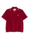Adidas Originals By Wales Bonner T-shirt E Polo Viola In Red