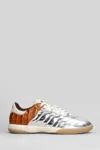 Adidas Originals By Wales Bonner Samba Metallic Sneakers In Silver Leather In Silver