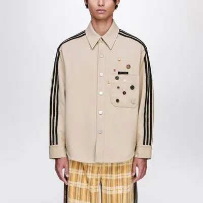 Adidas Originals By Wales Bonner Shirt Jacket Song For The Mute Adi006 In Neutral
