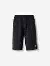 Adidas Originals By Wales Bonner Twill Short Shorts In Black Polyester In Black