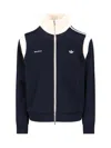 Adidas Originals By Wales Bonner Navy Stretch Twill Slim Track Jacket In Blue