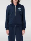 Adidas Originals By Wales Bonner Hooded Sweatshirt In Blau 1