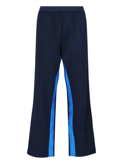 Adidas Originals By Wales Bonner Unisex Performance Stretch Track Trousers In Blue