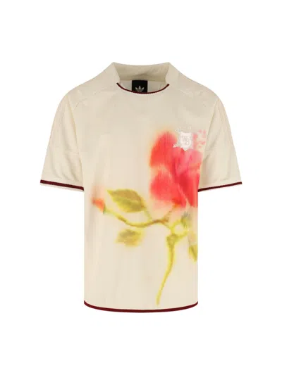 Adidas Originals By Wales Bonner Unisex Recycled Polyester Graphic T-shirt By Wales Bonner In Multi