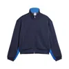 Adidas Originals By Wales Bonner Pique Tt Sweatshirt In Blue Polyester In Blue