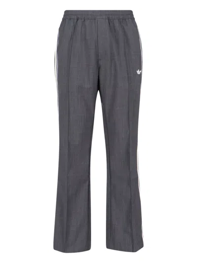 Adidas Originals By Wales Bonner Wool Blend Sports Pants In Gray
