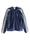 Adidas Originals By Wales Bonner Zipped Hoodie In Blue