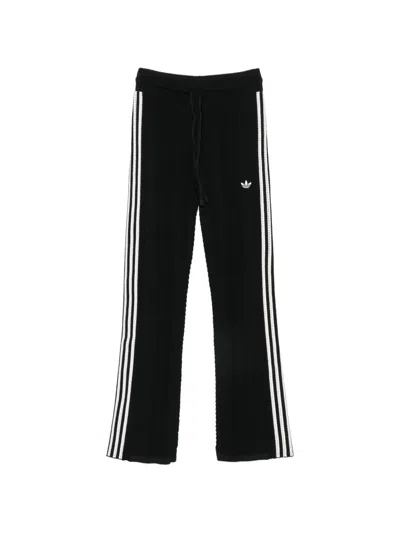 Adidas Originals Cable-knit Side-stripe Track Pants In Multi