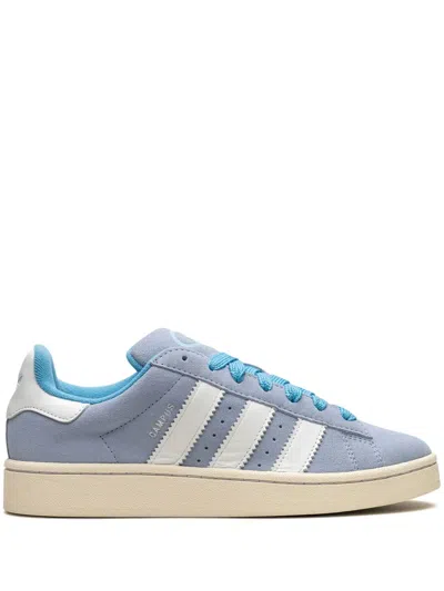 Adidas Originals Calf-leather Round-toe Sneakers In Blue