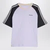 Adidas Originals + Wales Bonner Cali Striped Cotton-jersey T-shirt In Purple