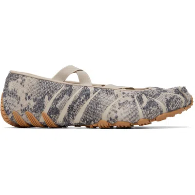 Adidas Originals Ghost Sprint Snakeskin-effect Ballet Flats In Multi