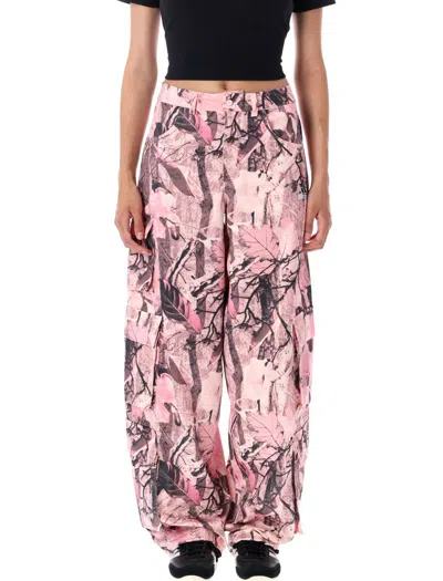 Adidas Originals Camo Print Cargo Pant In Pink