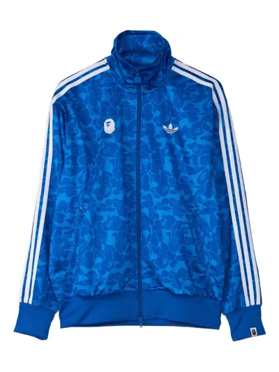 Adidas Originals Camouflage-print Firebird Jacket In Multi