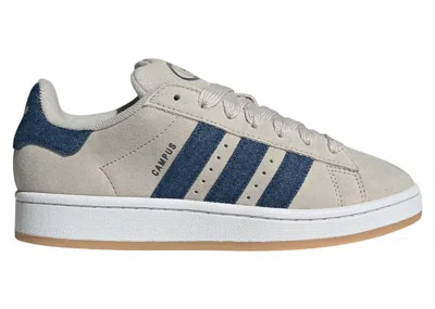 Pre-owned Adidas Originals Campus 00s Camp Dark (women's) Sneakers In Dark In Beige/blue/dark Blue