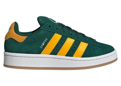 Pre-owned Adidas Originals Campus 00s Camp Sneakers In Collegiate Green/crew Yellow/cloud White