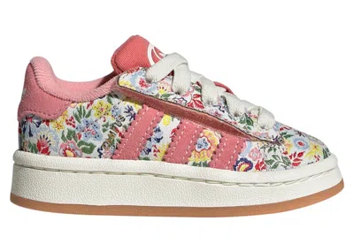 Pre-owned Adidas Originals Campus 00s Comfort Closure Liberty London Floral Embroidery Sneakers In Off White/gum