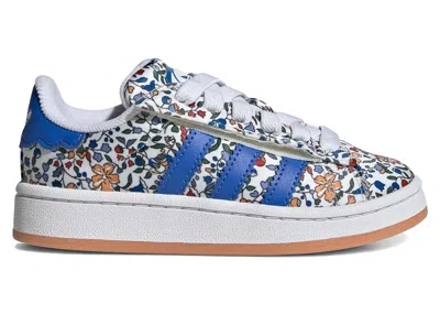 Pre-owned Adidas Originals Campus 00s Comfort Closure Liberty London Floral Sneakers In Blue/off White