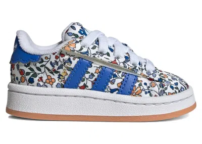 Pre-owned Adidas Originals Campus 00s Comfort Closure Liberty London Floral Sneakers In Blue/off White
