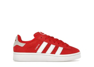 Pre-owned Adidas Originals Campus 00s (kids) Sneakers In Better Scarelet Red/cloud White In Multi