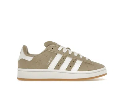 Pre-owned Adidas Originals Campus 00s (kids) Sneakers In Blanch Cargo/footwear White/gum 3