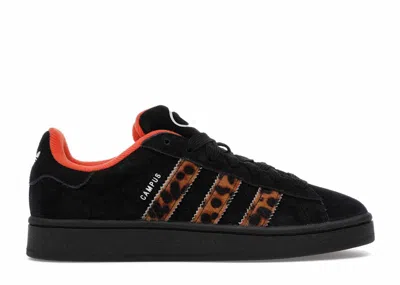Pre-owned Adidas Originals Campus 00s Leopard Stripes (women's) Sneakers In Cream White/core Black/active Purple In Multi