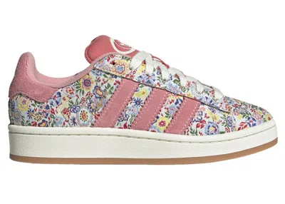 Pre-owned Adidas Originals Campus 00s Liberty London Pink (kids) Sneakers In Off White/gum