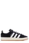 Adidas Originals Low-top Round Toe Sneaker With Flat Rubber Sole In Black