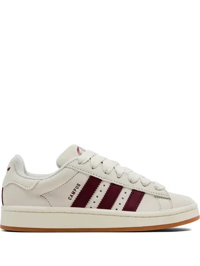 Adidas Originals Campus 00s "orbit Grey/collegiate Burgundy" Sneakers In White