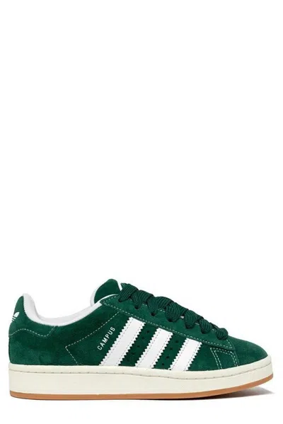 Adidas Originals Campus 00s Side Stripe Detailed Sneakers In Green