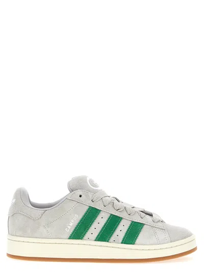 Adidas Originals Campus 00s Sneakers In Grey/green/off White