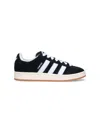 Adidas Originals Low-top Round Toe Sneaker With Flat Rubber Sole In Black  