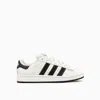 Adidas Originals Campus 00s Leather Sneakers In White/black