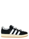Adidas Originals Black Suede Leather Sneaker In White/black