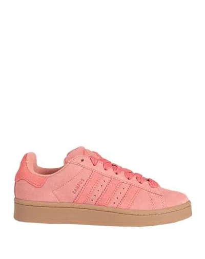 Adidas Originals Campus 00s W Shoes Woman Sneakers Coral Size 6.5 Leather In Woncla/prelsc/goldmt