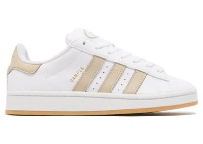 Pre-owned Adidas Originals Campus 00s White Sneakers In Footwear White/wonder Beige/gum 3