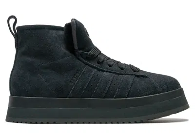 Pre-owned Adidas Originals Campus 00s Winter Mid Black (women's) Sneakers In Core Black/carbon