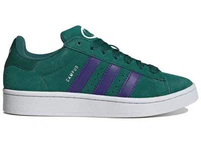 Pre-owned Adidas Originals Campus 00s (women's) Sneakers In Collegiate Green/cloud White/energy Ink