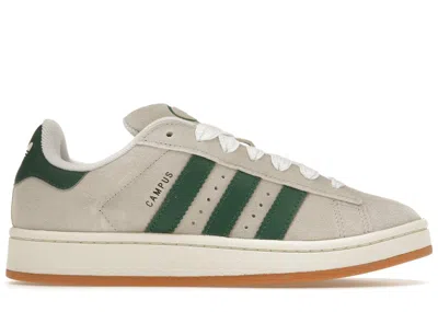Pre-owned Adidas Originals Campus 00s (women's) Sneakers In Crystal White/dark Green/off White In Multi