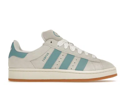 Pre-owned Adidas Originals Campus 00s (women's) Sneakers In Crystal White/preloved Blue/cloud White In Multi