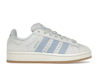 Pre-owned Adidas Originals Campus 00s (women's) Sneakers In Grey/cream White/clear Sky Blue