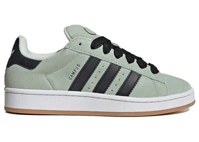 Pre-owned Adidas Originals Campus 00s (women's) Sneakers In Linen Green/core Black/footwear White