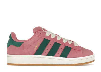Pre-owned Adidas Originals Campus 00s (women's) Sneakers In Rose Tone/collegiate Green/gold Metallic