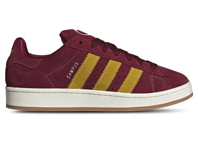 Pre-owned Adidas Originals Campus 00s (women's) Sneakers In Shadow Red/bold Gold/core White In Multi