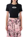 Adidas Originals Campus 2000 Back Cut-out Rib Tee In Black